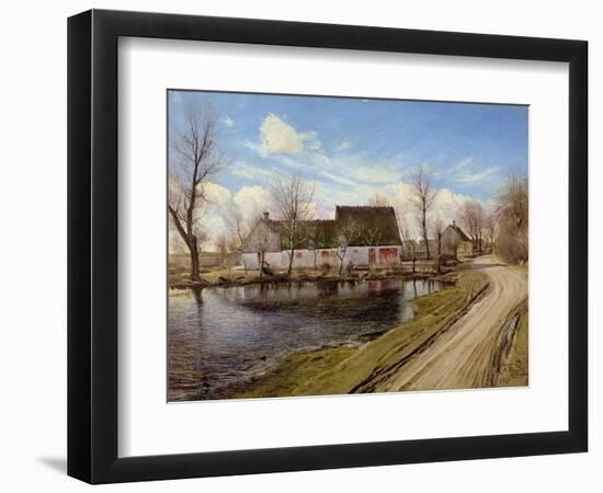 Farmhouses in Baldersbronde-Laurits Andersen Ring-Framed Giclee Print