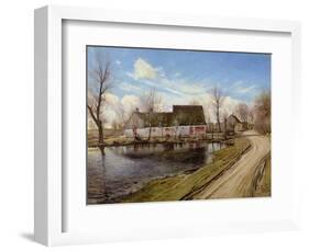 Farmhouses in Baldersbronde-Laurits Andersen Ring-Framed Giclee Print