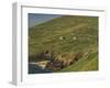 Farmhouses on Hill at Coast-Ron Sanford-Framed Premium Photographic Print