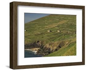 Farmhouses on Hill at Coast-Ron Sanford-Framed Photographic Print