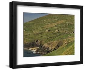 Farmhouses on Hill at Coast-Ron Sanford-Framed Photographic Print