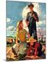 "Farming Family,"April 1, 1943-George Rapp-Mounted Giclee Print