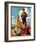 "Farming Family,"April 1, 1943-George Rapp-Framed Premium Giclee Print