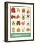 Farming Icons Set-elfivetrov-Framed Art Print