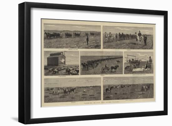 Farming in the Red River Valley-John Charles Dollman-Framed Giclee Print