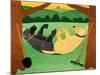 Farming Is Hard Work Small-Stephen Huneck-Mounted Giclee Print
