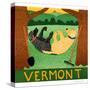 Farming Is Hard  Work Vermont-Stephen Huneck-Stretched Canvas