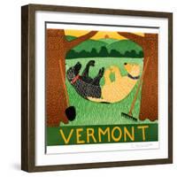 Farming Is Hard  Work Vermont-Stephen Huneck-Framed Giclee Print