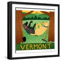 Farming Is Hard  Work Vermont-Stephen Huneck-Framed Giclee Print