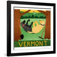 Farming Is Hard  Work Vermont-Stephen Huneck-Framed Giclee Print