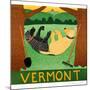 Farming Is Hard  Work Vermont-Stephen Huneck-Mounted Giclee Print
