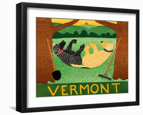 Farming Is Hard Work Vermont-Stephen Huneck-Framed Giclee Print