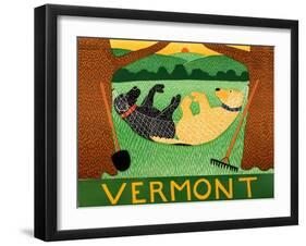 Farming Is Hard Work Vermont-Stephen Huneck-Framed Giclee Print