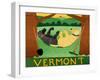 Farming Is Hard Work Vermont-Stephen Huneck-Framed Giclee Print