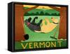 Farming Is Hard Work Vermont-Stephen Huneck-Framed Stretched Canvas