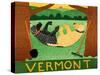 Farming Is Hard Work Vermont-Stephen Huneck-Stretched Canvas