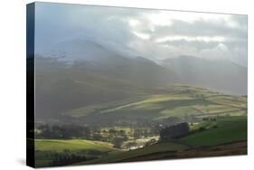 Farming Village in a Sheltered Valley on the Fell Above Caldbeck-James-Stretched Canvas