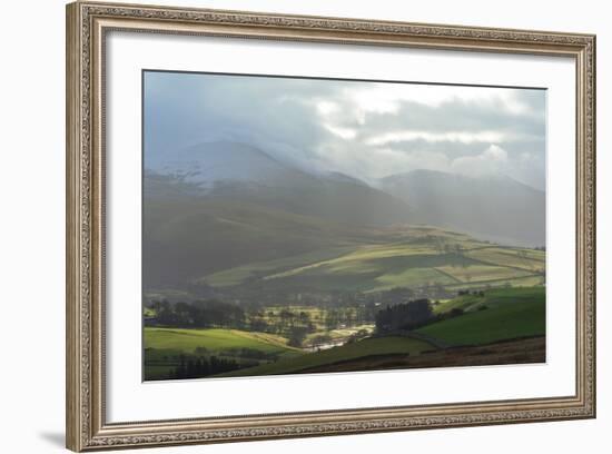 Farming Village in a Sheltered Valley on the Fell Above Caldbeck-James-Framed Photographic Print