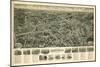 Farmingdale, New York - Panoramic Map-Lantern Press-Mounted Art Print