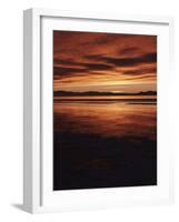 Farmington Bay, Great Salt Lake, Antelope Island, Stansbury Island, Great Basin, Utah, USA-Scott T. Smith-Framed Photographic Print