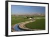 Farmland and Irrigation Canal Near Vale, Oregon, USA-David R. Frazier-Framed Photographic Print