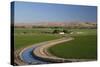 Farmland and Irrigation Canal Near Vale, Oregon, USA-David R. Frazier-Stretched Canvas