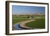 Farmland and Irrigation Canal Near Vale, Oregon, USA-David R. Frazier-Framed Photographic Print