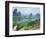 Farmland and Rock Formations of Guangxi, Guilin Province, China-Anthony Waltham-Framed Photographic Print