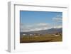 Farmland below the mountains of the Daisetsuzan National Park, UNESCO World Heritage Site, Furano,-Michael Runkel-Framed Photographic Print