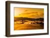 Farmland in Auburn at sunset, Washington State, USA-Laura Grier-Framed Photographic Print