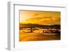 Farmland in Auburn at sunset, Washington State, USA-Laura Grier-Framed Photographic Print