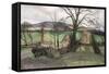 Farmland in Autumn-John Northcote Nash-Framed Stretched Canvas