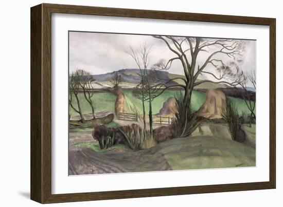 Farmland in Autumn-John Northcote Nash-Framed Giclee Print