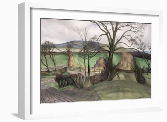 Farmland in Autumn-John Northcote Nash-Framed Giclee Print