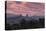 Farmland in Chapada Diamantina National Park with Mist from Cachaca Smoke at Sunset-Alex Saberi-Stretched Canvas