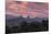 Farmland in Chapada Diamantina National Park with Mist from Cachaca Smoke at Sunset-Alex Saberi-Mounted Photographic Print