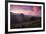 Farmland in Chapada Diamantina National Park with Mist from Cachaca Smoke at Sunset-Alex Saberi-Framed Photographic Print