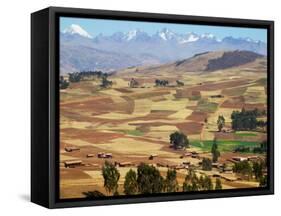 Farmland in the Sacred Valley, Cusco, Peru-Keren Su-Framed Stretched Canvas