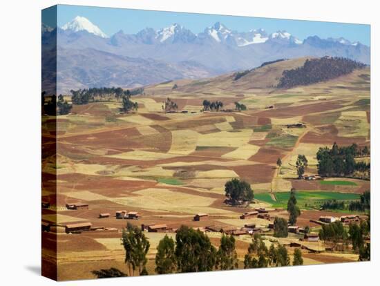 Farmland in the Sacred Valley, Cusco, Peru-Keren Su-Stretched Canvas