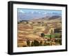 Farmland in the Sacred Valley, Cusco, Peru-Keren Su-Framed Premium Photographic Print