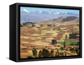 Farmland in the Sacred Valley, Cusco, Peru-Keren Su-Framed Stretched Canvas