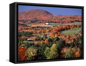 Farmland near Pomfret, Vermont, USA-Charles Sleicher-Framed Stretched Canvas