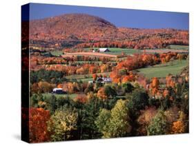 Farmland near Pomfret, Vermont, USA-Charles Sleicher-Stretched Canvas