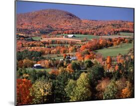 Farmland near Pomfret, Vermont, USA-Charles Sleicher-Mounted Photographic Print