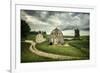 Farmland with Barns in USA-null-Framed Photographic Print