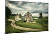 Farmland with Barns in USA-null-Mounted Photographic Print