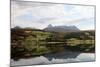 Farms Along the Shores of Balsfjord, Troms, North Norway, Norway, Scandinavia, Europe-David Lomax-Mounted Photographic Print