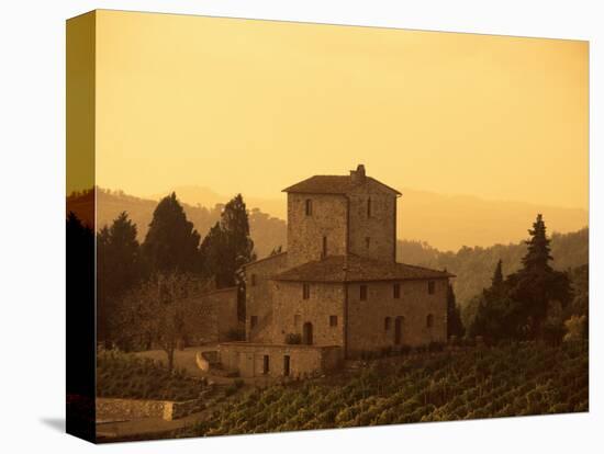 Farms and Vines, Tuscany, Italy-J Lightfoot-Stretched Canvas