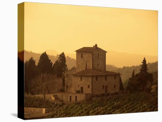 Farms and Vines, Tuscany, Italy-J Lightfoot-Stretched Canvas