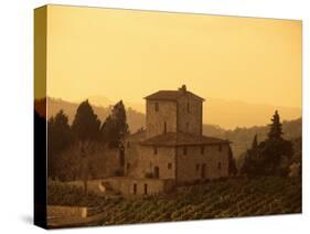 Farms and Vines, Tuscany, Italy-J Lightfoot-Stretched Canvas